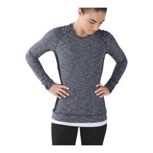 Lululemon Think Fast Long Sleeve Top Workout Activewear Running Women's 2